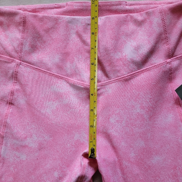 NWT Pink & White Leggings With Secret Pocket - Picture 7 of 11